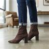 CAPRICE 25311 ANKLE BOOT - BROWN SUEDE